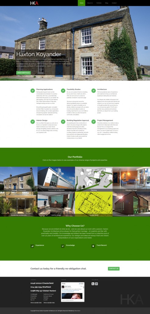 HK Architecture Website Design